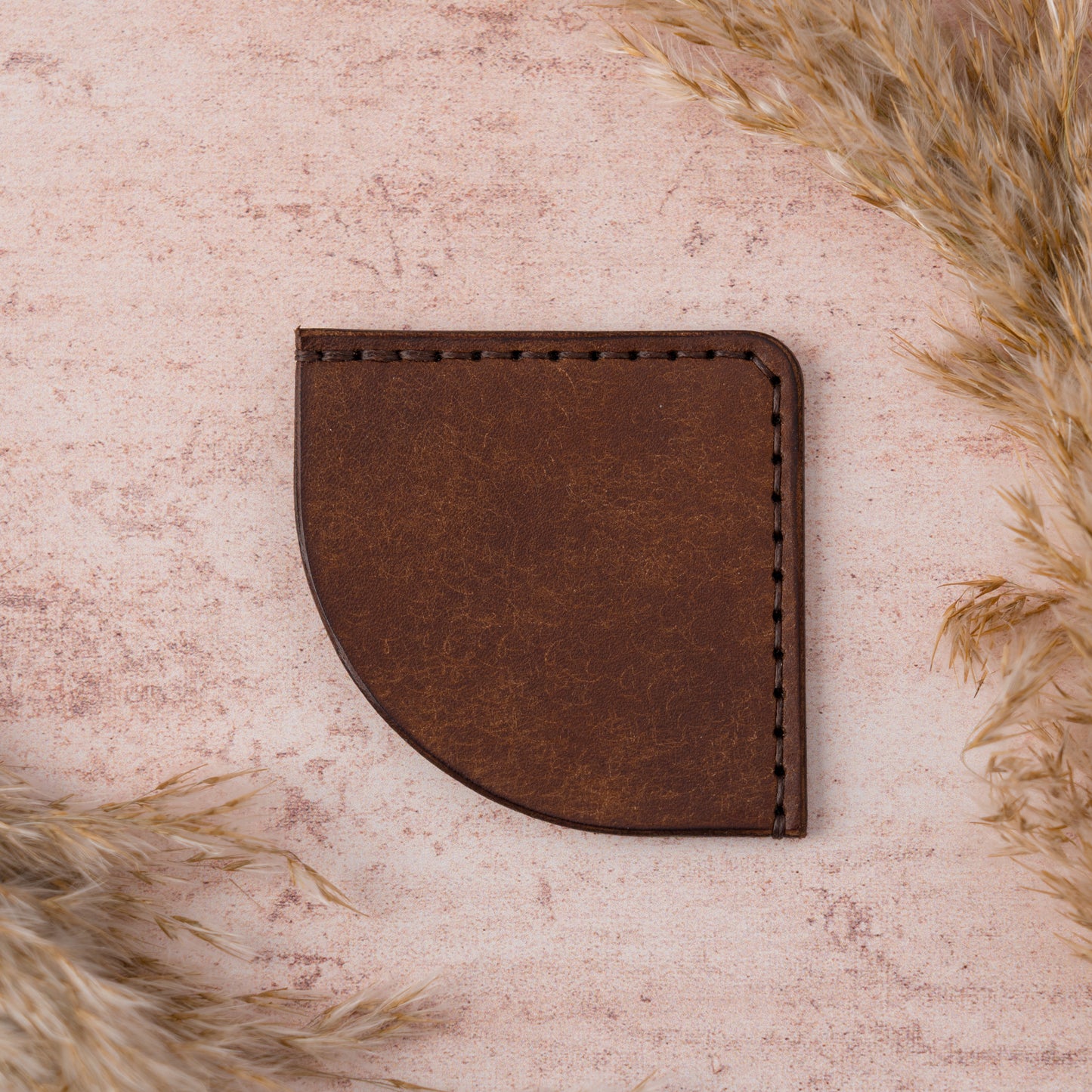 Personalised Leather Corner Bookmark