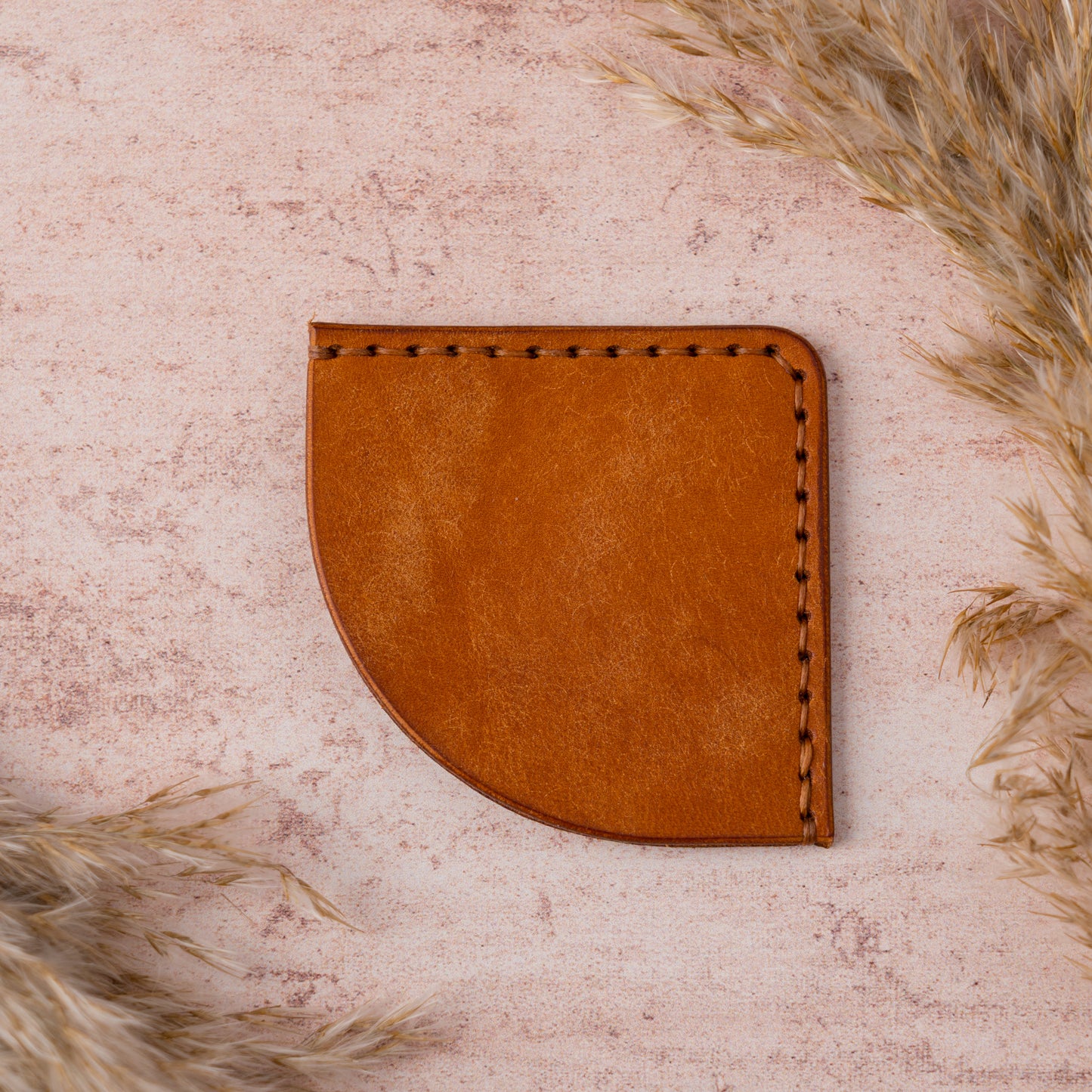 Personalised Leather Corner Bookmark