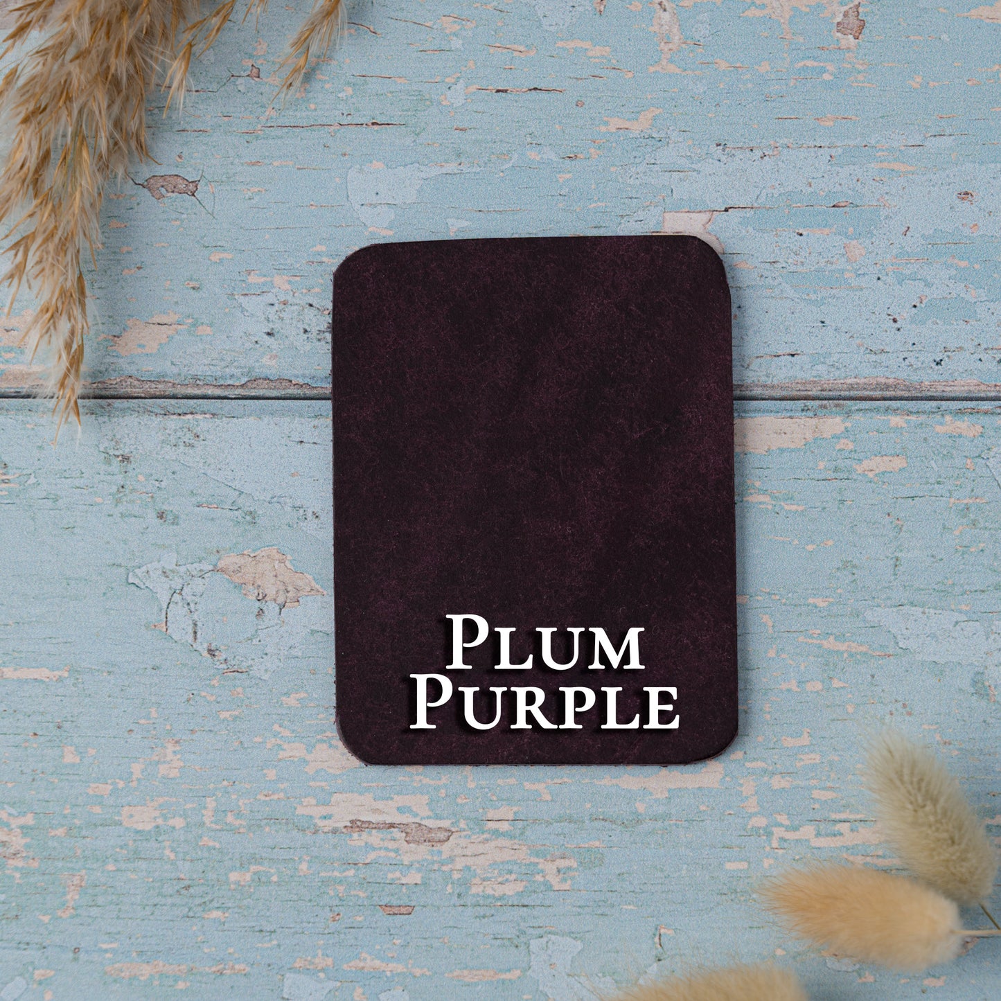 Personalised Leather Corner Bookmark