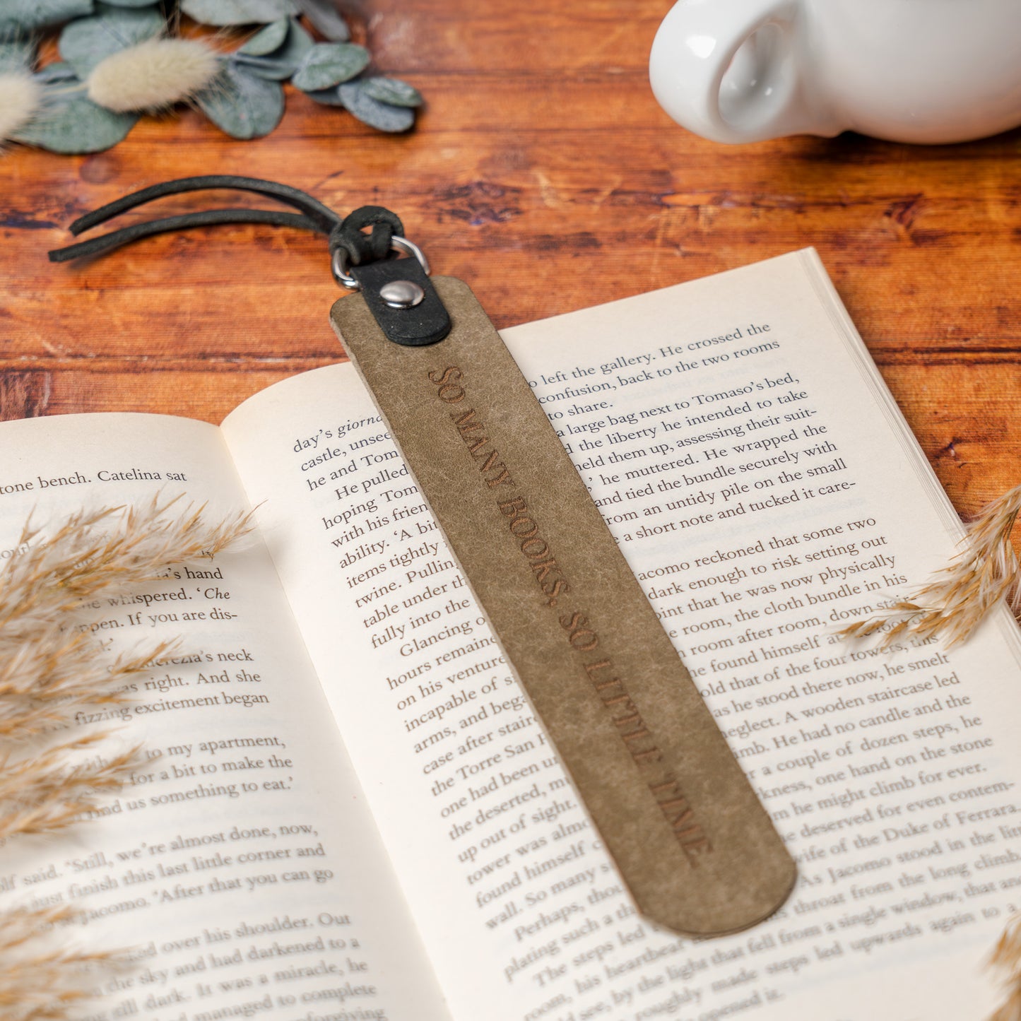 Personalised Leather Bookmark – Handmade Valentine’s Gift