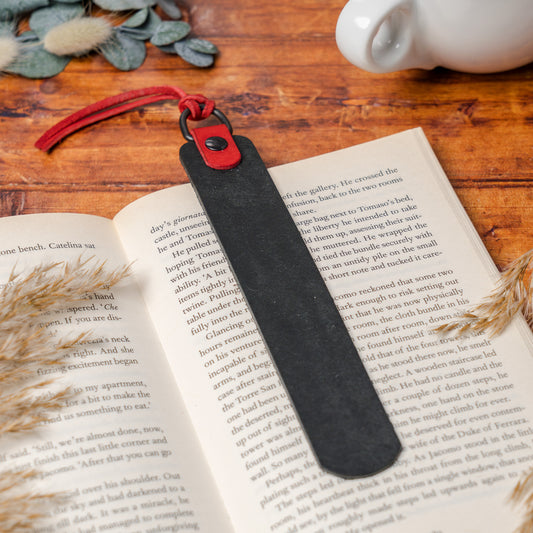 Personalised Leather Bookmark – Handmade Valentine’s Gift