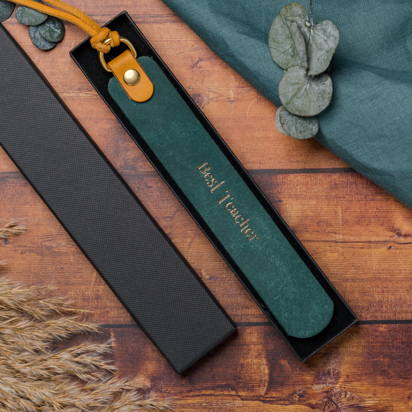 Personalised Leather Bookmark – Handmade Valentine’s Gift