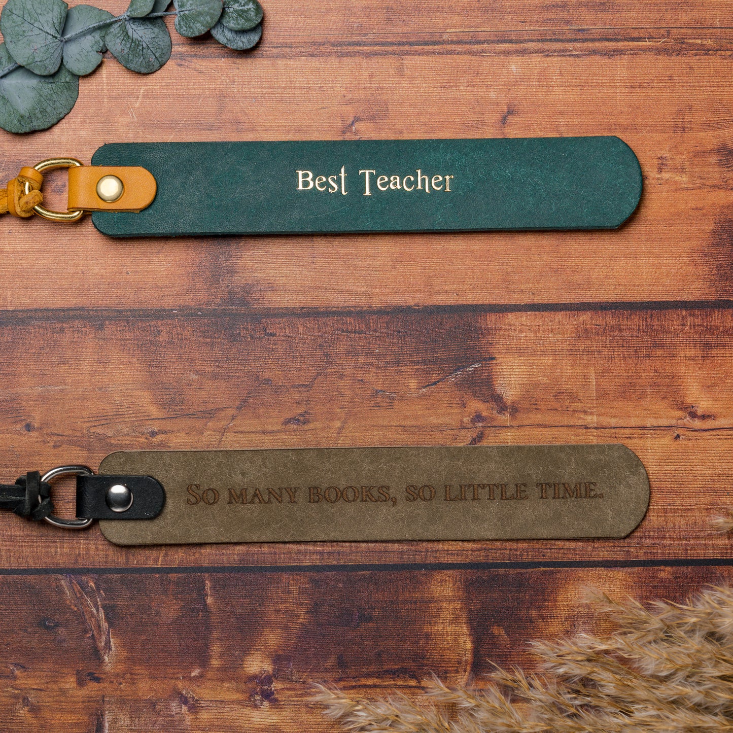 Personalised Leather Bookmark – Handmade Valentine’s Gift
