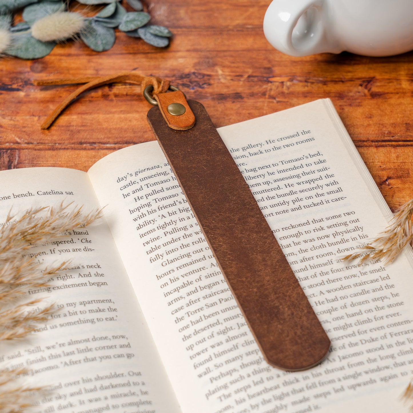 Personalised Leather Bookmark – Handmade Valentine’s Gift