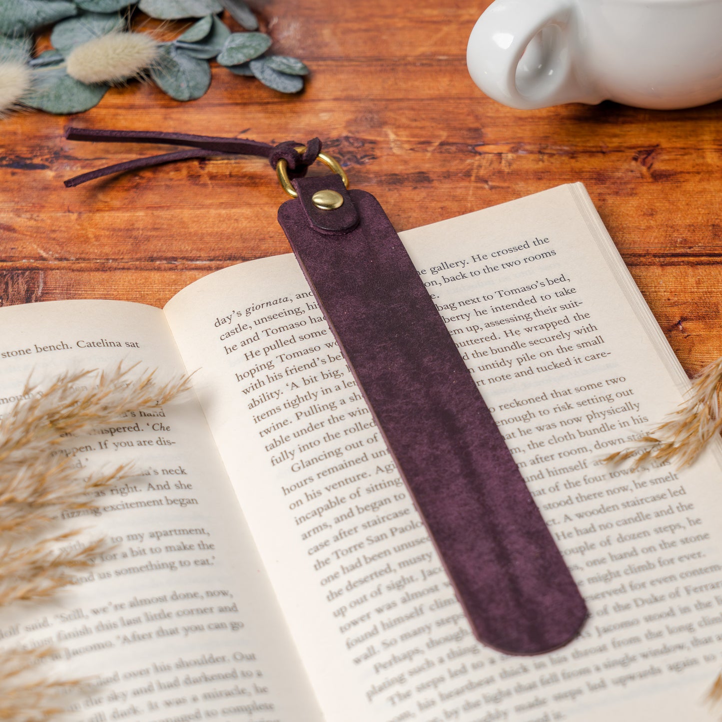Personalised Leather Bookmark – Handmade Valentine’s Gift