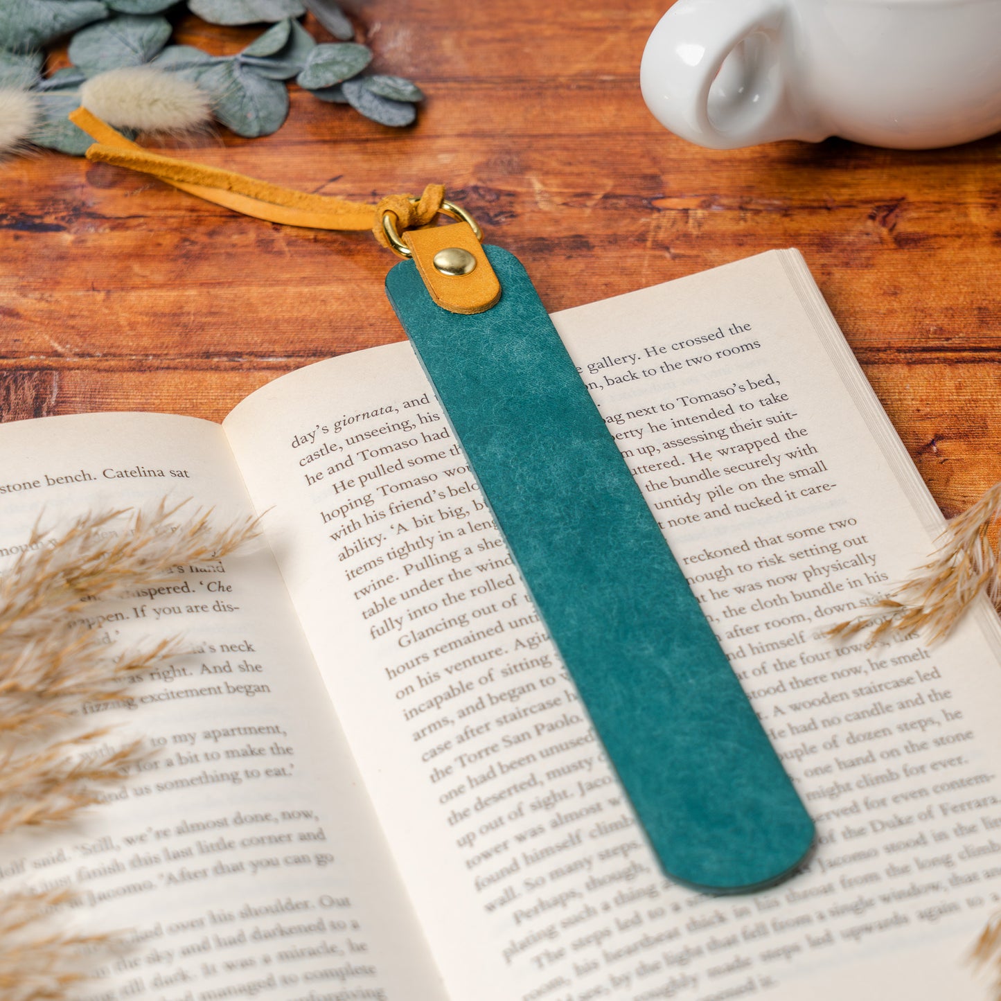 Personalised Leather Bookmark – Handmade Valentine’s Gift