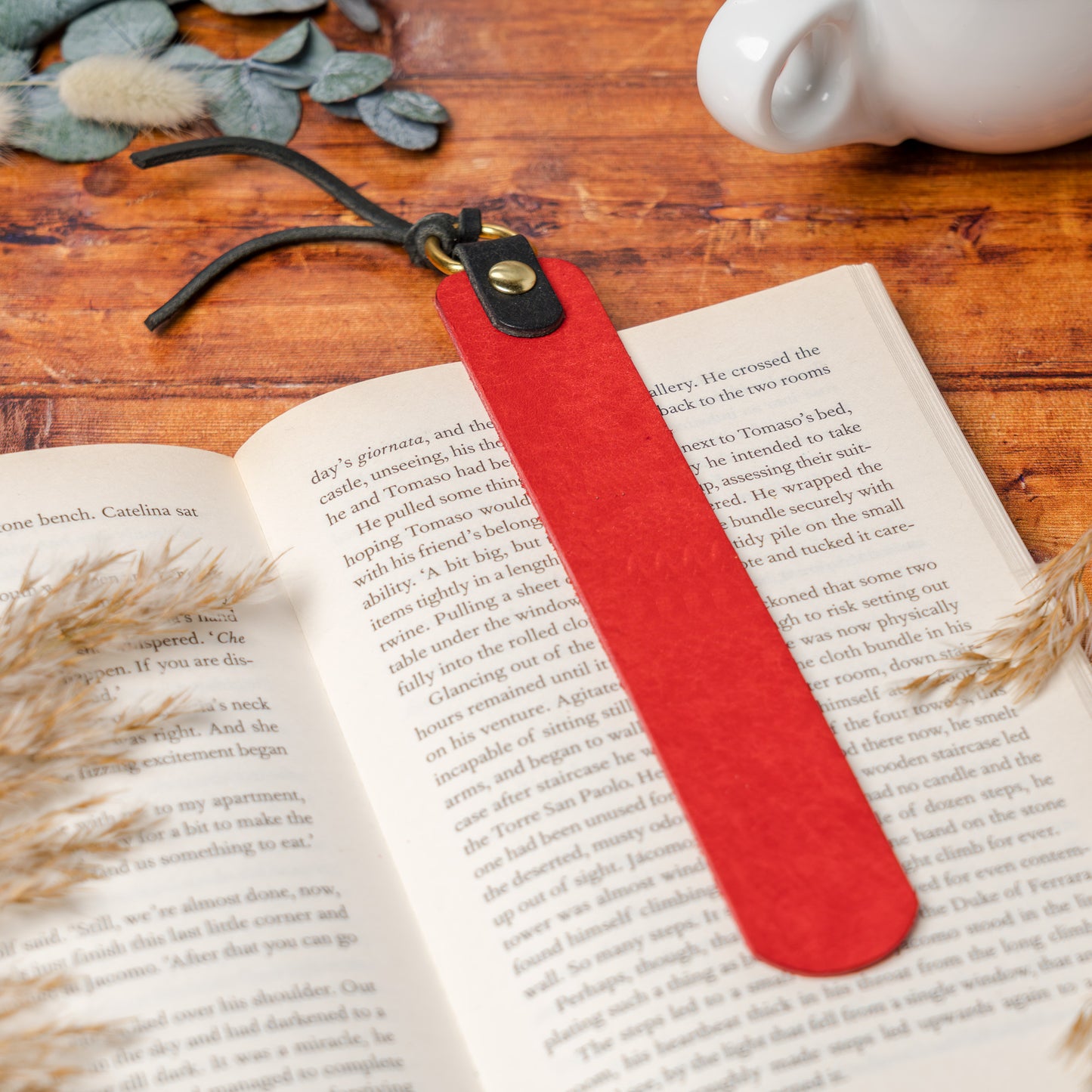 Personalised Leather Bookmark – Handmade Valentine’s Gift