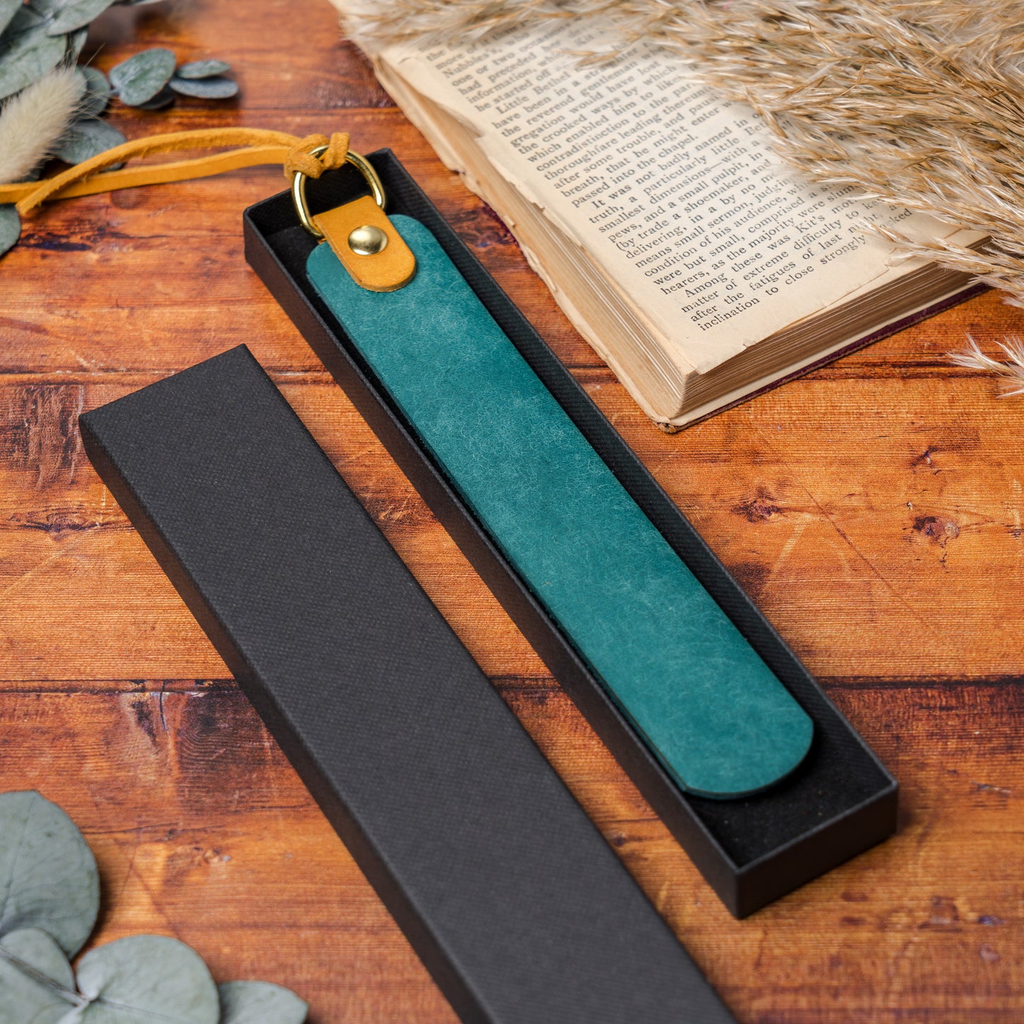 Personalised Leather Bookmark – Handmade Valentine’s Gift
