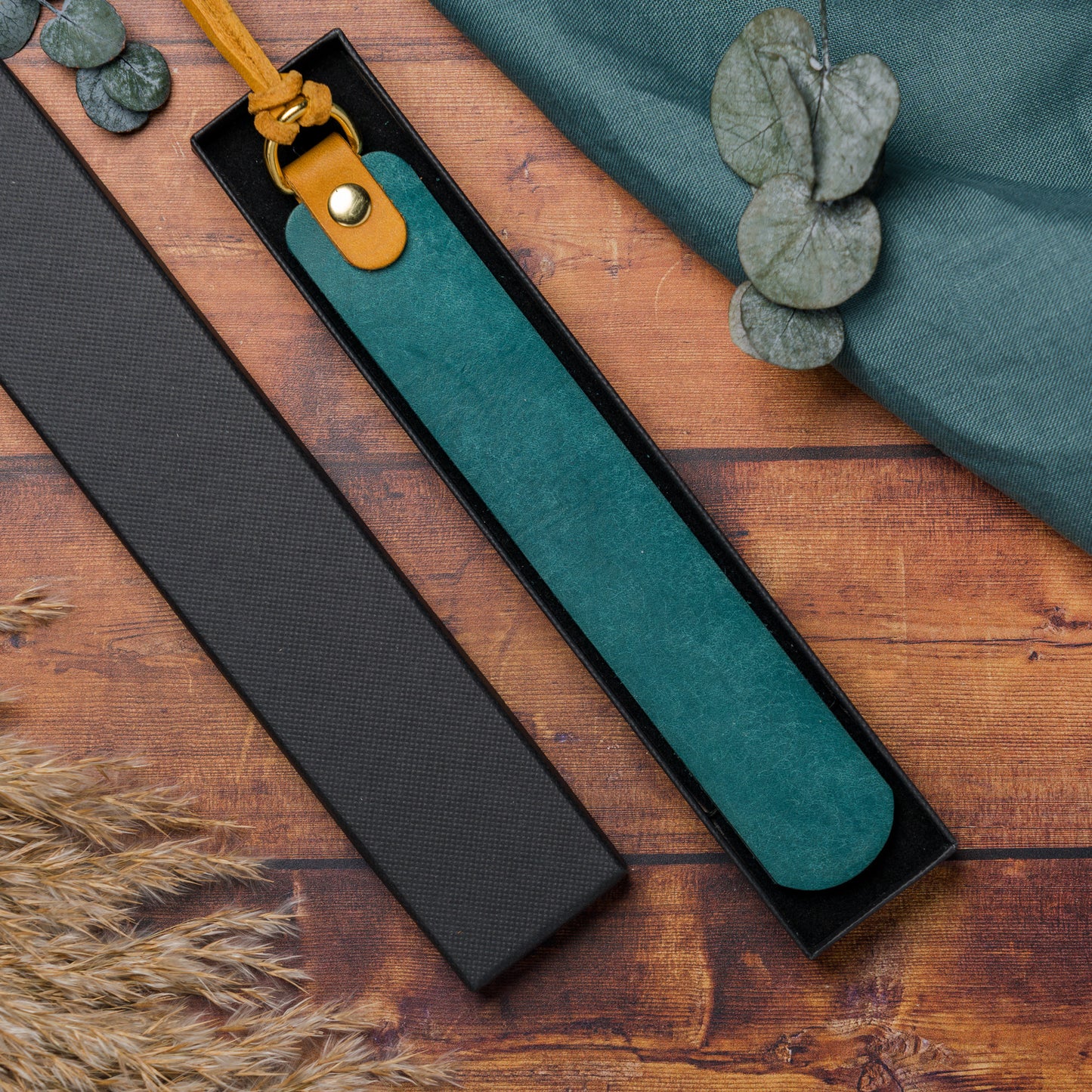 Personalised Leather Bookmark – Handmade Valentine’s Gift