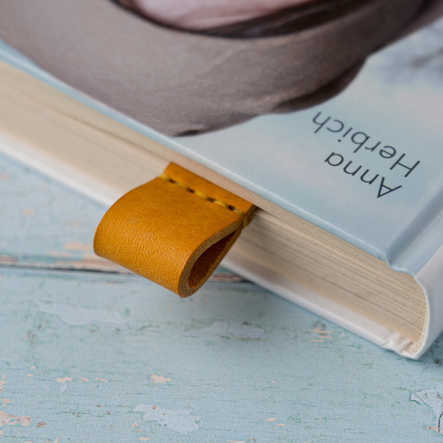 Slim Leather Bookmark – Personalised