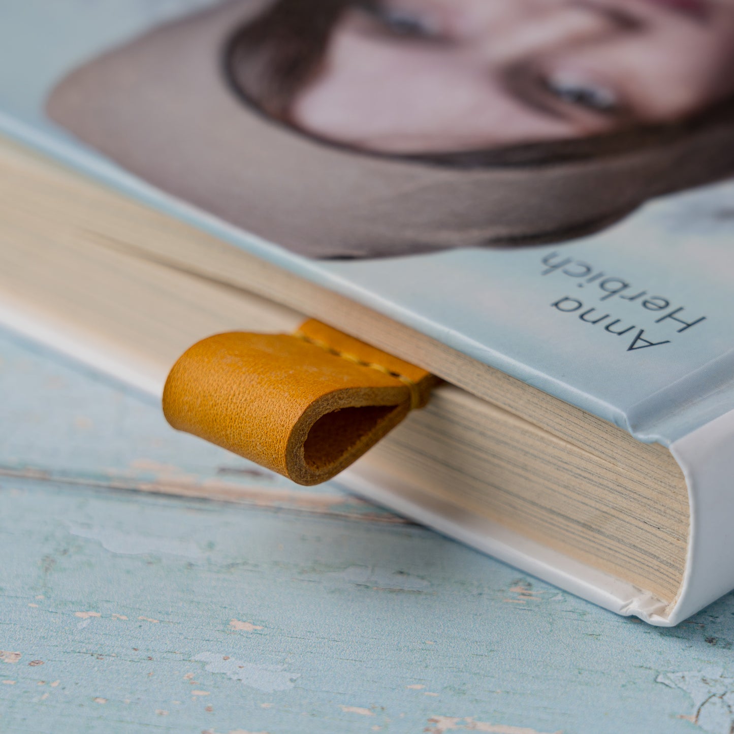Slim Leather Bookmark – Personalised